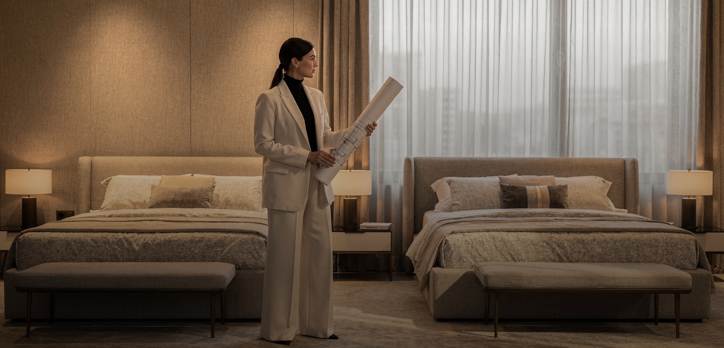 Bedroom with a BEDEUR bed